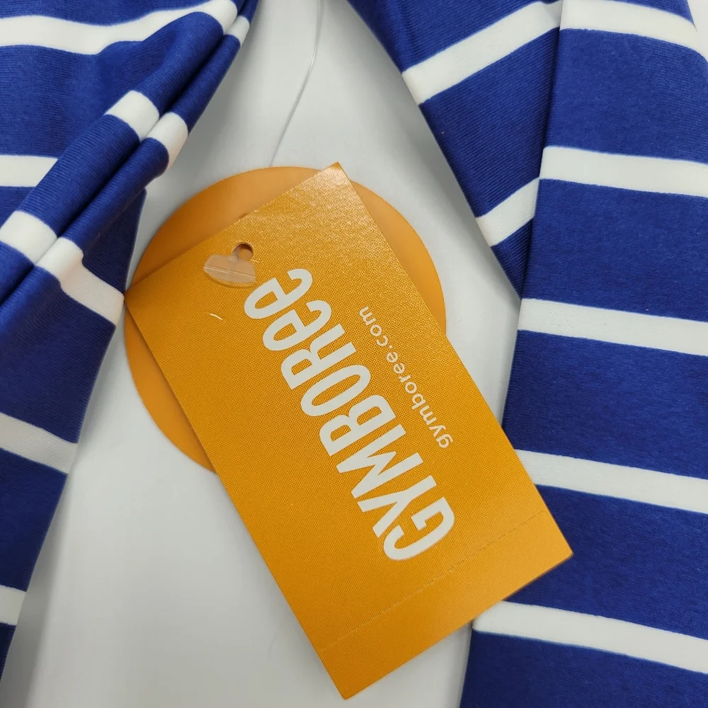 Gymboree Rashguard Swimsuit Striped Blue Pink Swimwear Longsleeve Size 2T NEW